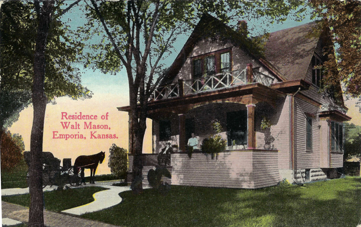 Residence of Walt Mason, Emporia, Kansas.