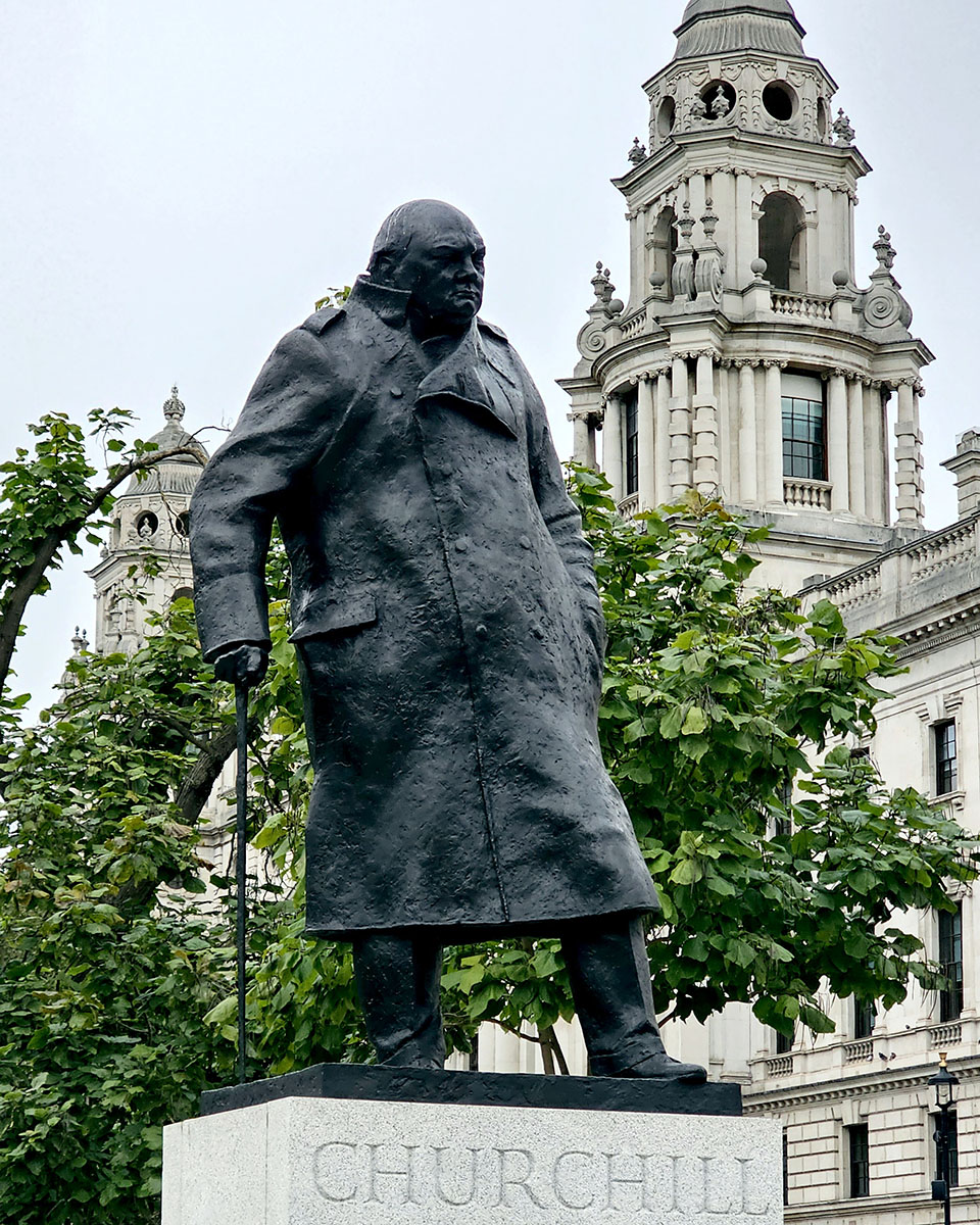 Churchill Statue, London